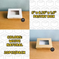 【packing shop] 5x6.75x1.5 Pastry Box (20s) PackMaster