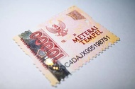 Materai 10000 murah [ 100 pcs ]