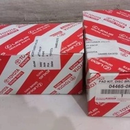 Kampas rem depan Fortuner VRZ 1 set 04465-0K370 Original Toyota Asli