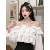 BEAUTIFUL PRINCESS OFF-Shoulder TWO-LAYER BLOUSE TH7