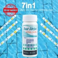Bottle Pool Test Paper 7-in-1 Ph Test Strips Water Quality Test Paper For Swimming Pools, G2z6