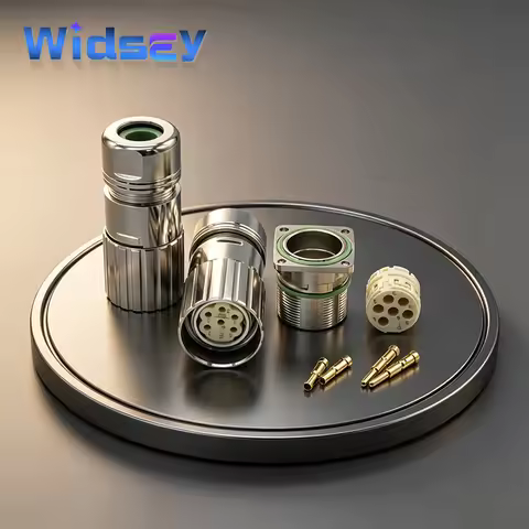 M23 Servo Motor Encoder Aviation Plug Socket Male Female Connector 6 7 9 12 17 Pin Clockwise/Anticlo