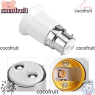 COCOFRUIT 5pcs B22 to E27 Adapter, Durable Universal B22 to E27 Converter, Lighting Appliances Iron 