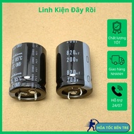 Electrochemical capacitor 820uF 200V 820uF200V LS brand Nichicon size 25x35mm