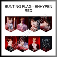 BUNTING FLAG ENHYPEN WITH SIGNATURE