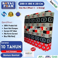 Kasur Royal Foam Ukuran No 1 Matras D16 Kasur Busa Original Royal