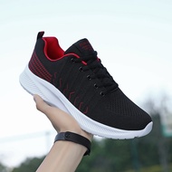 Kasut Lelaki Spring 2025 Kasut Jala Flyknit Baharu Kasut Sukan Kasual Musim Panas Jaring Lelaki Kasu