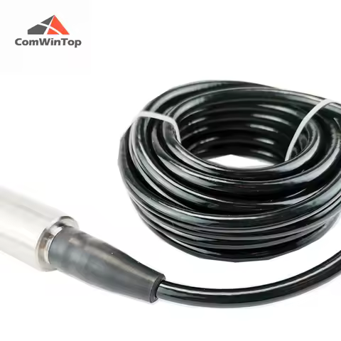 12-24VDC H2O Liquid level sensor integrate level transmitter input type water level sensor 4-20ma RS