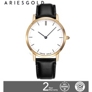 ARIES GOLD L1008 G-W Urban Gold case Leather Strap Sapphire Glass Women's Watch