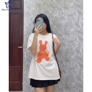 Women's loose-fitting T-shirt, high-quality 100% cotton long-sleeved T-shirt with many images Hot Tr