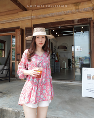 JASMINE IN SUMMER mini dress / MONTHITA.COLLECTION