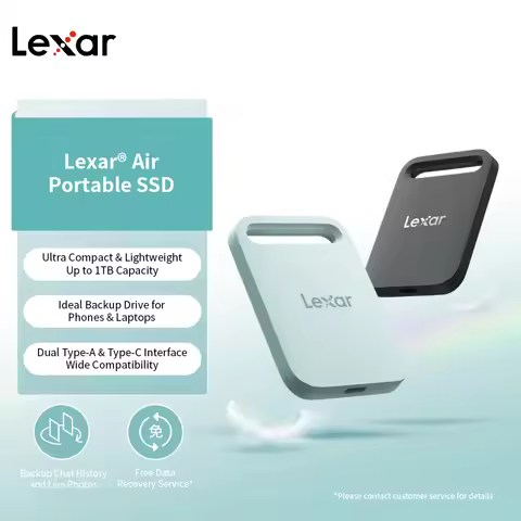 Lexar External Solid State Drive SL260 Portable SSD 512GB 1TB Max 390Mb/s R 400Mb/s W Mini PSSD Hard