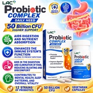 Probiotic Complex LAC 50 Billion CFUs 30 Vegicaps