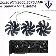 ZOTAC GeForce RTX 2060, 2070 AMP & Super AMP Extreme GPU Fan Replacement