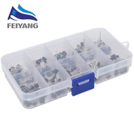 Resistor Transistor Box Bc337 BC327 2N2222 2N2907 2N3904 2N3906 S8050 S8550 A1015 C1815 10Values*20p