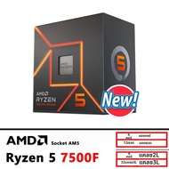 AMD | AMD R5 7500F BOX Ryzen 5 7500F 3.7GHz 6-Core 12-Thread CPU 5NM L3=32M 100-000001015 ซ็อกเก็ต A