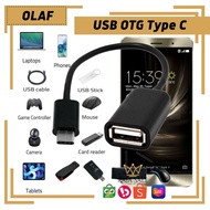USB OTG Type C OTG Adapter hp for Android Smartphones, Durable Type C OTG Cable