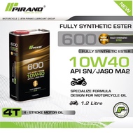 PIRANO MOTORCYCLE ENGINE OIL 1.2 LITRE FULLY SYNTHETIC ESTER