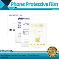 10pcs Universal Protective Film Cuttable Phone Screen Film 120mm x 180mm