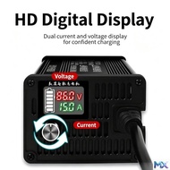 Aluminum Shell Digital Display Charger Lithium Battery Adjustable Charger 76v60v72v8A10A12A15A Adjus