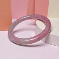 薔薇輝石 手鐲 全粉玉化 老礦原礦 內徑 54mm 玫瑰石 手環 桃花玉