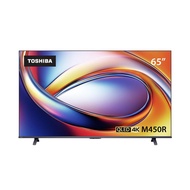 [จัดส่งพร้อมเชื่อมต่อสัญญาณ]TOSHIBA ทีวีคิวแอลอีดี 65 นิ้ว (4K QLED VIDAA) 65M450RP จัดส่งโดย HomePr