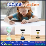 【SOYACAR】Hourglass 10/30/60 Min Timer Sandglass Clock Gift Timer Home Decoration Kitchen Sand T