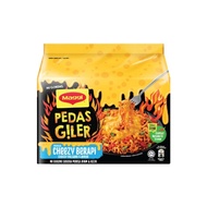 MAGGI Mi Goreng Pedas Giler Perisa Ayam Bakar Tom Yummz Cheezy Berapi 73G X 5