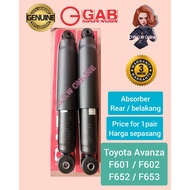 ORIGINAL GAB TOYOTA AVANZA F601 F602 F651 F652  F653 F654 RAV 4 ACA20 2.0 REAR SHOCK ABSORBER RR