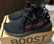 Adidas Yeezy Boost 350 V2 黑紅 bred US 8.5 2020 年復刻版