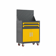Sturdy Duty Tool Cart Steel Rolling Cabinet with Drawers Mobile Utility Cart for Workshop Garage Rep