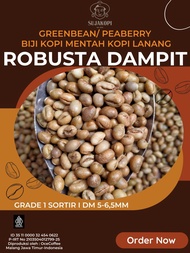 kopi robusta DAMPIT favorit greenbean biji kopi mentah 1kg