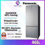 465L PANASONIC AI ECONAVI Inverter 2 Door Bottom Freezer Fridge Peti Sejuk | NR-BX471CPSM/NR-BX471WGKM