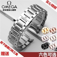 Omega Watch Strap Speedmaster Series Watch Strap Steel Band Stainless Steel Men Women Butterfly Buckle Accessories Bracelet 18mm