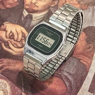 普普年代 太空風格 CASIO女用不鏽鋼電子古董錶