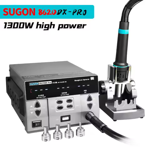 SUGON 8620DX-PRO 1300w High Power Hot Air Rework Station Microcomputer Temperature Control Mobile Ph