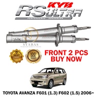 TOYOTA AVANZA 1.3 (F601) 1.5 (F602) 2003 FRONT REAR OR SET ORIGINAL ABSORBERS KYB RS ULTRA