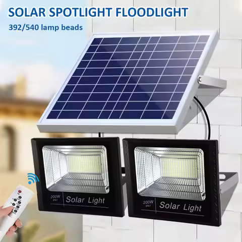 Solar Spotlight Outdoor Light Motion Sensor LED Reflector Spotlight Hanging Night IP67 Waterproof So