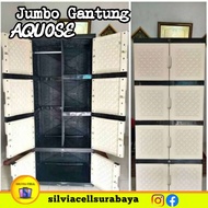 LEMARI PLASTIK AQUOSE 4 SUSUN GANTUNG / LEMARI AQUOSE JUMBO GANTUNG +