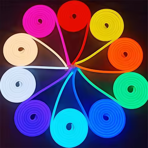 USB LED Neon Rope Lights, RGB Led Strip Lights with Remote, Color Changing Flexible Led Light Strip,
