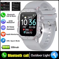 New Military Smart Watch Men IP67 3ATM Outdoor Sports Fitness Tracker Blood Pressure Health Monitor