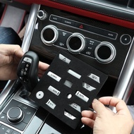 Air Conditioner Button Patch cover Stickers Car Accessories For Land Rover Range Rover Vogue 2013-17