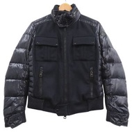 Moncler Docking羽絨服，黑色貼片，海軍藍羽絨FEATHER，0448 [二手] MONCLER
