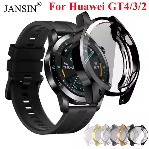 TPU Case for Huawei Watch GT4 GT3 GT2 46mm For Huawei GT 3 46 mm GT 4 46mm 41mm All-Around Screen Pr