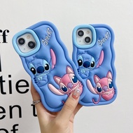Cartoon Stitch Silicone Case for iPhone17 17Air 17Pro 17Promax 16 16Plus 16Pro 16 1515Plus 15Pro 15P