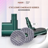 [Aksesori Sahaja] MMX Cyclone Emerald Series A19 Vacuum Cleaner Bateri / Berus Hama Habuk / Mop Berm