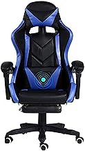 Office Chair Gaming Chair Computer Chairs Swivel Chair Video Elevating Rotary with Footrest Armchair Ergonomics Computer Chair,Red White (Black Blue) lofty ambition