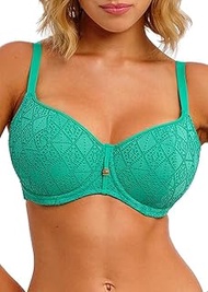 Women's Nomad Nights Underwire Sweetheart Bikini Top, Marine, 34F