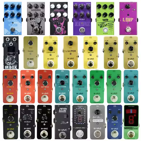 M-VAVE Electric Guitar Effect Pedal Guitar Multi-effects Effect Pedal True Bypass Guitar Accessories