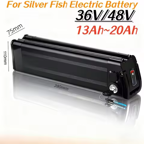 36V/48V 11Ah~20Ah Battery 18650 Lithium Rechargeable Battery Built-in Bms for Silverfish 250W-800W B